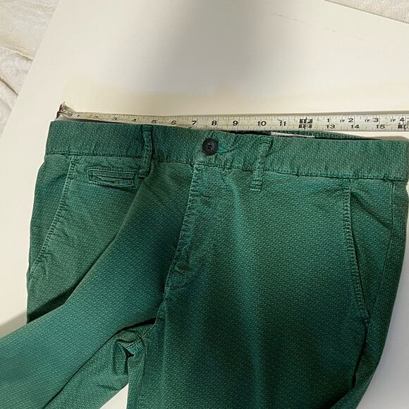 Hero Seven France Mens' Green Pattern Chino Pants 32 x 30 - Picture 9 of 15